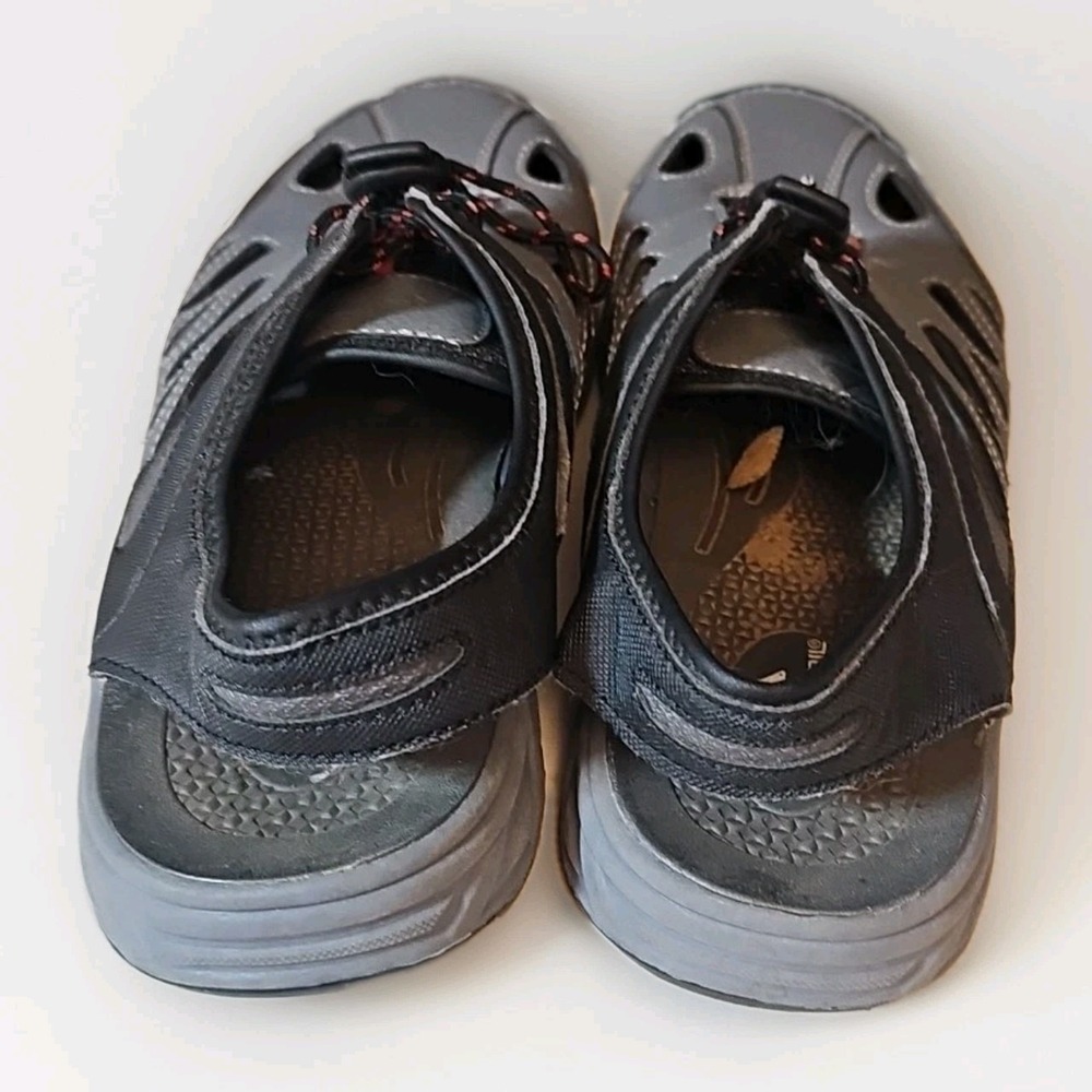 Outdoor Active Waterproof Sandals Men Closed Toe Shoes Sz 8 Gray Black #249‎ - Picture 3 of 8